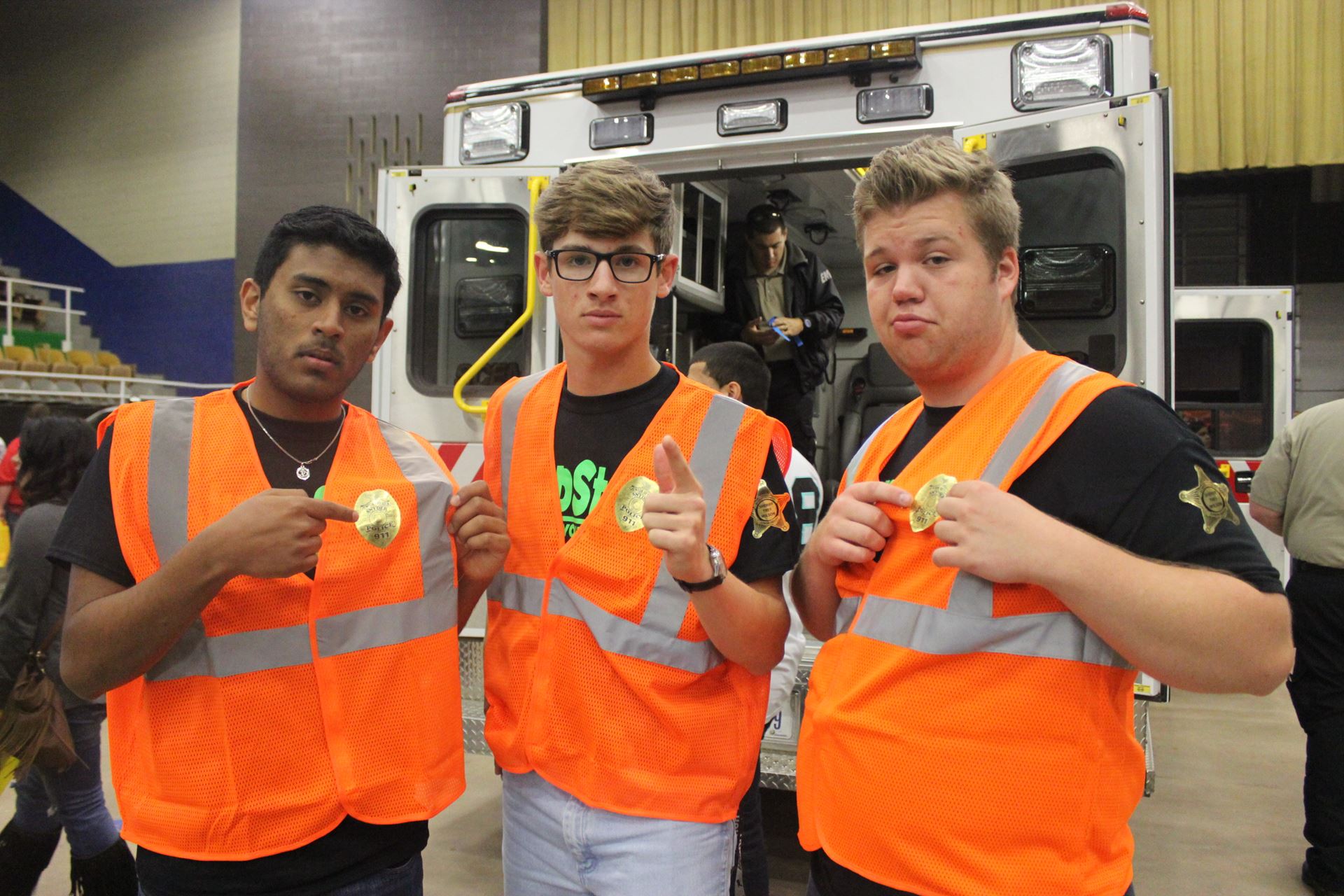 Student pose for picture.